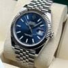 Rolex datejust 41 bleu