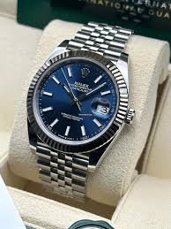 Rolex datejust 41 bleu